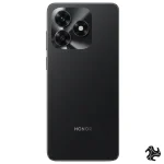 Front and rear view of the Honor X5c Plus 4G dual SIM smartphone, 128GB storage, Midnight Black color.