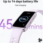 HUAWEI Band 10 Smartwatch in Matte Black, Black, Blue, Pink, Green featuring AI-powered fitness monitoring, sleep analysis, fast charging, available all over Saudi Arabia cities Jeddah, Riyadh, Makkah.