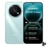 HUAWEI Nova 15 Max Dual SIM Smartphone 8GB RAM 256GB Blush Gold Lake Cyan Golden Black Middle East Version Saudi Arabia