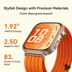 HUAWEI WATCH FIT 5 Pro Smartwatch White Black Orange with Free Earbuds Strap Watch Faces HUAWEI Health Plus Saudi Arabia