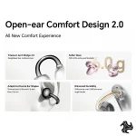 Honor Choice Earbuds Clip 2 Pro Black, Sky Cyan, Rose Gold Open-Ear Wireless Earphones Saudi Arabia