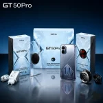 Infinix GT 50 Pro Dual SIM 12GB RAM 256GB 5G KSA Version Black Abyss Red Blaze Silver Glacier with Mega Case Adapter GT Cooler