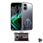 Infinix GT 50 Pro Dual SIM 12GB RAM 256GB 5G KSA Version Black Abyss Red Blaze Silver Glacier with Mega Case Adapter GT Cooler