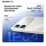 Infinix Smart 20 Dual SIM Sunlike Orange 4GB+4GB RAM 64GB Middle East Version Saudi Arabia