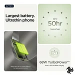Motorola Edge 70 Dual SIM 5G Bronze Green 12GB RAM 512GB with Free Gifts Middle East Version Saudi Arabia