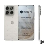 Motorola Edge 70 Dual SIM 5G Collections by Swarovski 12GB RAM 512GB PANTONE Cloud Dancer with Free Moto Buds Middle East Version Saudi Arabia