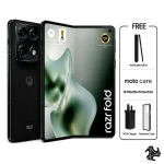 Motorola Razr Fold Dual SIM 5G Pantone Blackened Blue 16GB RAM 512GB Middle East Version with Pen Ultra and 12 Months Screen Protection Saudi Arabia