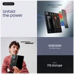 Motorola Razr Fold Dual SIM 5G Pantone Blackened Blue 16GB RAM 512GB Middle East Version with Pen Ultra and 12 Months Screen Protection Saudi Arabia