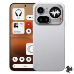 Nothing Phone (4a) Pro Dual SIM 5G in Silver with 12GB RAM and 256GB storage featuring a transparent-inspired design, advanced dual camera system, and premium AMOLED display – Middle East Version.