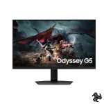 Samsung Odyssey G5 DG502 27 Inch QHD IPS Gaming Monitor 180Hz 1ms AMD FreeSync Black Saudi Arabia