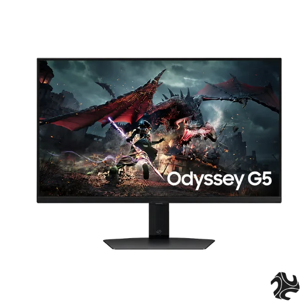 Samsung 27_ Inch Odyssey G5 DG502 Gaming Monitor, 2K QHD IPS Display, 180Hz Refresh Rate, 1ms (GtG) Response Time, AMD FreeSync Technology, 16.7m - LS27DG502EMXUE _ Black Samsung Odyssey G5 DG502 27 Inch QHD IPS Gaming Monitor 180Hz 1ms AMD FreeSync Black Saudi Arabia
