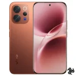 VIVO V70 Dual SIM 5G smartphone in Matte Brown featuring 12GB RAM, 256GB storage, premium curved display, and sleek modern design – Middle East Version.