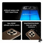 Xiaomi Redmi Note 15 Pro+ Dual SIM 5G Black 12G RAM 512GB with 3 Pin adaptor - Global Version - Image 3