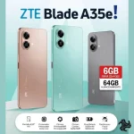 ZTE Blade A35e Dual SIM Ice Green 2GB+4GB RAM 64GB 4G - Middle East Version