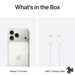 iPhone 17 Pro Max 256 GB Silver 5G (eSIM only) With FaceTime - International Version - Image 4