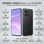 HONOR X7e Plus 5G in Meteor Silver, Desert Gold, Desert Gold, VELVET BLACK featuring 8GB RAM, 128GB/256GB storage, Middle East Version Jeddah, Riyadh, Makkah, Saudi Arabia
