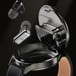 Infinix 2 in 1 Earbuds and Smartwatch Black with 1.39-inch HD Display Bluetooth 5.4 Health Tracking