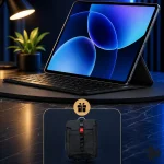 Xiaomi Pad 8 11.2-Inch WiFi Tablet 8GB RAM 256GB Gray, Blue with Arabic Keyboard and Xiaomi Bag